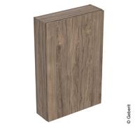 Geberit iCon armadio a muro rettangolare, 1 anta, 45x70x15 cm, 502318, Colorazione: Struttura in legno di noce hickory / melamina - 502.318.JR.1