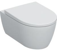 Geberit iCon set vaso wc con copriwater sospeso senza brida bianco lucida 501.664.00.8