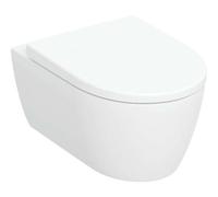 Geberit iCon Set WC a parete con sedile WC, senza bordo di risciacquo, lavabo...