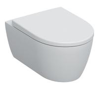 Geberit iCon Set WC suspendu avec siège, sans rinçage, rinçage profond, forme fermée, 6l, 501664, 501664008, 501664008, Colorazione: bianco/KeraTect - CM