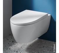 Geberit iCon WC sospeso con sciacquone basso, senza bordo, forma chiusa, 6l, 501661, Colorazione: bianco/KeraTect - 501.661.00.8
