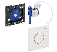 Commande Geberit pour urinoir avec déclenchement pneumatique du rinçage, plaques de déclenchement type 01, 116.011.11.5, 116.011.11.5, Colorazione: bianco-alpino