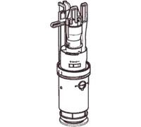 CAMPANA GEBERIT PER CASSETTA UP120, Artline, UP200, 15 CM