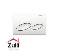 Geberit Kappa20 placca di comando con doppio tasto colore bianco