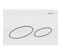 Piastra di azionamento Geberit Kappa20 Piastra per doppio filo dall'alto / frontale per UP200, Colorazione: Bianco - 115.228.11.1