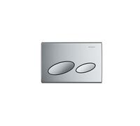 Geberit Kappa20 plaques de déclenchement pour rinçage à 2 quantités, déclenchement depuis dessus/devant pour UP200, 115.228.21.1, 115.228.21.1, Colorazione: Cromato lucido lucido