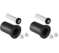 Geberit, Manicotto con battente 145 mm ø 110 mm, L 185 mm - 152422461 (Confezione da 2)