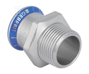 Geberit Mapress 31710 Raccordo inox d42-R1½ filetto est.