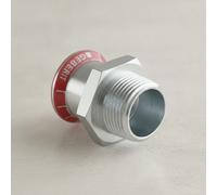 Geberit Mapress Acciaio al carbonio Transizione con filetto maschio, DN 25 / 20,