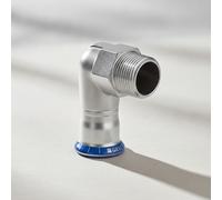 Geberit Mapress acciaio inossidabile raccordo a gomito a 90° con filettatura est
