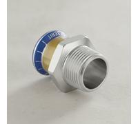 Geberit Mapress Acciaio inox raccordo transizione con filetto esterno (Gas), DN
