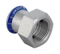 'GEBERIT mapress acciaio inox - Union femmina diametro 22 mm 1/2 inox