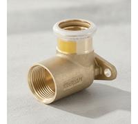 Geberit Mapress Gomito di raccordo a 90° in rame (Gas), DN 20, 34733