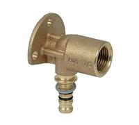 Geberit Mepla - Raccordo per rubinetto, 52 mm, in ghisa rossa, 20 mm - 3/4"