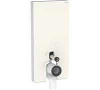 Modulo sanitario Geberit Monolith per WC a colonna, 101 cm, attacco acqua laterale, con tubo di collegamento a P, Colorazione: Grigio sabbia di vetro / Alluminio - 131.003.JL.5