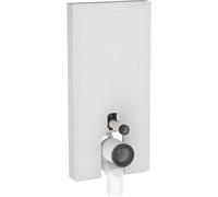 Geberit Monolith module sanitaire pour WC au sol, 101 cm, entrée deau latérale, avec tubulure de raccordement P, 131.003.TD.5, 131.003.TD.5, Colorazione: Vetro bianco / alluminio spazzolato