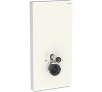 Modulo sanitario Geberit Monolith per WC sospeso, 101 cm, attacco acqua laterale, con tubo di collegamento, Colorazione: Grigio sabbia di vetro / Alluminio - 131.022.JL.5