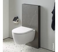 Geberit Monolith modulo sanitario, per WC sospeso, 131022005, Monolith ardesia opaco/nero cromato spazzolato [Elementi ad Incasso > Elementi Incasso per WC]