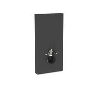 Geberit Monolith modulo sanitario per WC sospeso, 131022CD5, Monolith nero satinato/nero cromato spazzolato [Elementi ad Incasso > Elementi Incasso per WC]