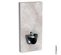Geberit Monolith modulo sanitario, per WC sospeso, 131022JV5, Monolith calcestruzzo opaco/alluminio spazzolato [Elementi ad Incasso > Elementi Incasso per WC]