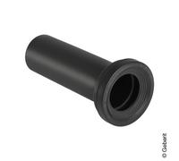 Geberit Monolith tubo di collegamento per WC a colonna lunghezza totale 300 mm, nero - 131.083.16.1