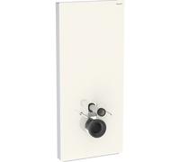 Modulo sanitario Geberit Monolith PLUS per WC sospeso, 114 cm, attacco acqua posteriore centrale, con tubo di collegamento, Colorazione: Grigio sabbia di vetro / Alluminio - 131.231.JL.7