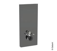 Geberit Monolith Plus modulo sanitario, per WC a parete, 131231JK7, Monolith Plus lava/nero cromato spazzolato [Elementi ad Incasso > Elementi Incasso per WC]