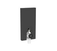Geberit Monolith Plus modulo sanitario per WC a pavimento, 131203CD7, Monolith Plus nero satinato/nero cromato spazzolato [Elementi ad Incasso > Elementi Incasso per WC]