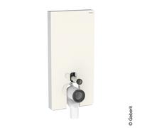 Geberit Monolith Plus modulo sanitario per WC a pavimento, 131203JL7, Monolith Plus grigio sabbia/alluminio spazzolato [Elementi ad Incasso > Elementi Incasso per WC]