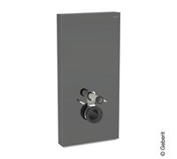 Geberit Monolith Plus modulo sanitario per WC sospeso, 131222JK7, Monolith Plus lava/nero cromato spazzolato [Elementi ad Incasso > Elementi Incasso per WC]