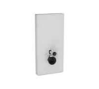 Geberit Monolith Plus modulo sanitario per WC sospeso, 131222TD7, Monolith Plus bianco satinato/alluminio spazzolato [Elementi ad Incasso > Elementi Incasso per WC]