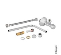 Geberit Monolith set di collegamento acqua, laterale, per modulo sanitario per WC, 131071211, Monolith [Elementi ad Incasso > Accessori per Elementi Incasso]