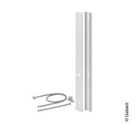 Geberit Monolith set di conversione per applicazioni su smart WC, per moduli sanitari WC 114 cm, 131100TA1, Monolith alluminio spazzolato [Elementi ad Incasso > Accessori per Elementi Incasso]