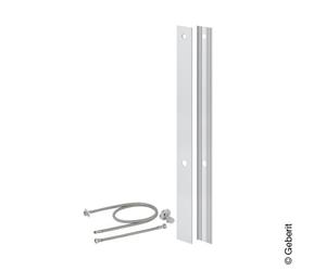 Geberit Monolith set di conversione per attacchi smart WC, per moduli sanitari WC 101 cm, 131102TA1, Monolith alluminio [Elementi ad Incasso > Accessori per Elementi Incasso]