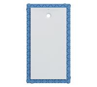 Piatto doccia rettangolare Geberit Olona 80x160 cm, altezza 4 cm, scarico centrale posteriore, bianco/opaco - 550.923.00.1