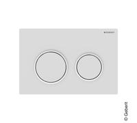 Geberit Omega20 placca di azionamento Round, 115085011, Round Omega20 [Placche di Scarico > Placche di Scarico per WC]