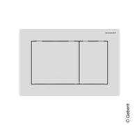 Geberit Omega20 placca di azionamento Square, 115080011, Square Omega20 [Placche di Scarico > Placche di Scarico per WC]