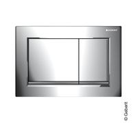 Geberit Omega20 placca di azionamento Square, 115080KH1, Square Omega20 [Placche di Scarico > Placche di Scarico per WC]