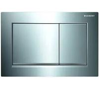 Geberit Omega30 115.080.Kh.1 Placca Comando 2 Tasti Cromato/satinato Codice Prod: 115.080.Kh.1