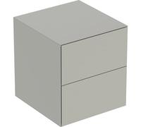 Armadietto laterale Geberit ONE con due cassetti, 45x49,2x47cm, 505.077.00, Colorazione: greige laccato opaco - 505.077.00.7