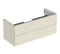 Mobiletto Geberit ONE, 2 cassetti, 118,4x50,4x47cm, 505.265.00., Colorazione: grigio sabbia laccato lucido - 505.265.00.4