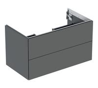 Mobiletto Geberit ONE, 2 cassetti, 88,8x50,4x47cm, 505.263.00., Colorazione: laccato lava opaco - 505.263.00.3