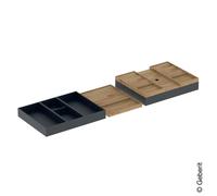 Geberit ONE inserto cassetto per mobile sottolavabo La: 118,4 cm, 502353001, ONE bambù/nero [Mobili da Bagno > Accessori per Mobili da Bagno]