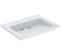 Geberit One lavabo 60x48 cm rettangolare da mobile bianco lucida 505.001.00.1