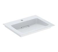 Geberit One lavabo 60x48 cm rettangolare da mobile bianco lucida 505.002.00.1