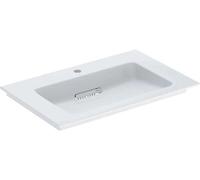 Geberit One lavabo 75x48 cm rettangolare da mobile bianco lucida 505.004.00.1