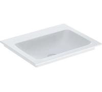 Geberit One lavabo 75x55 cm rettangolare da mobile bianco lucida 505.011.01.2