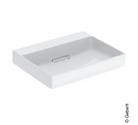 Geberit ONE scarico lavabo orizzontale, 60x14,2x48cm, 505.03, Versione: senza foro per rubinetto - 505.033.00.1