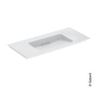 Lavabo Mobile Geberit ONE Uscita orizzontale 1050x480mm Bianco/Bianco brillante
