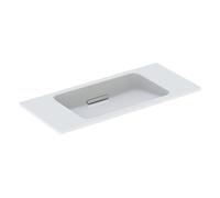 Geberit Lavabo One design galleggiante 500390, senza foro per rubinetto, con sfioratore, 900x400 mm, Colorazione: Cromo lucido - 500.390.01.1